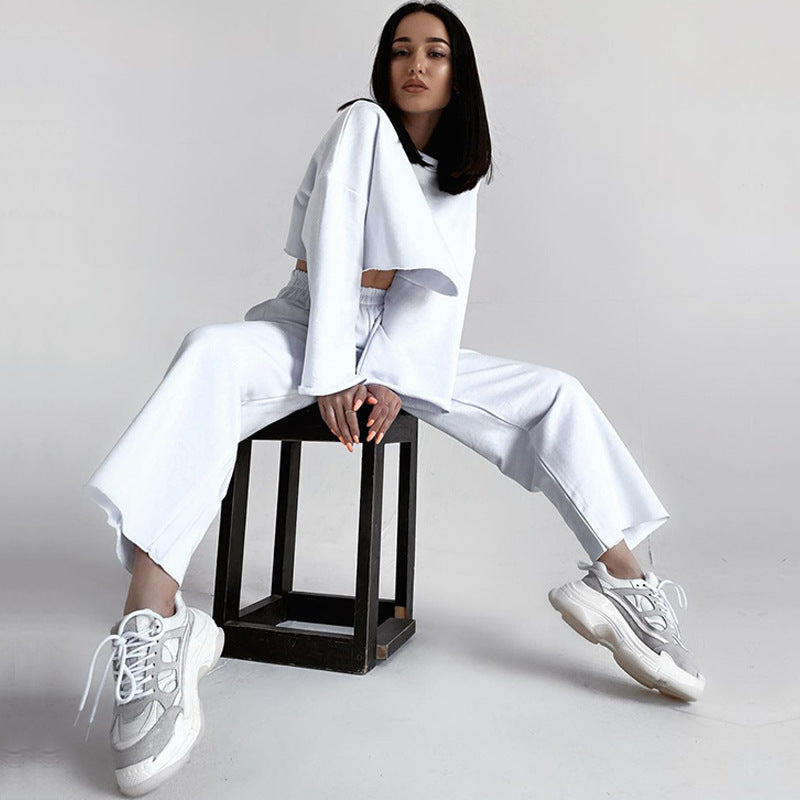 Damer elegant cropped överdel och vidskuren byxa Eva Jonsson-Eva Jonsson