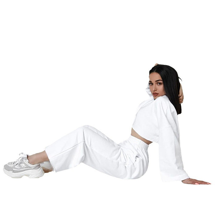 Damer elegant cropped överdel och vidskuren byxa Eva Jonsson-Eva Jonsson