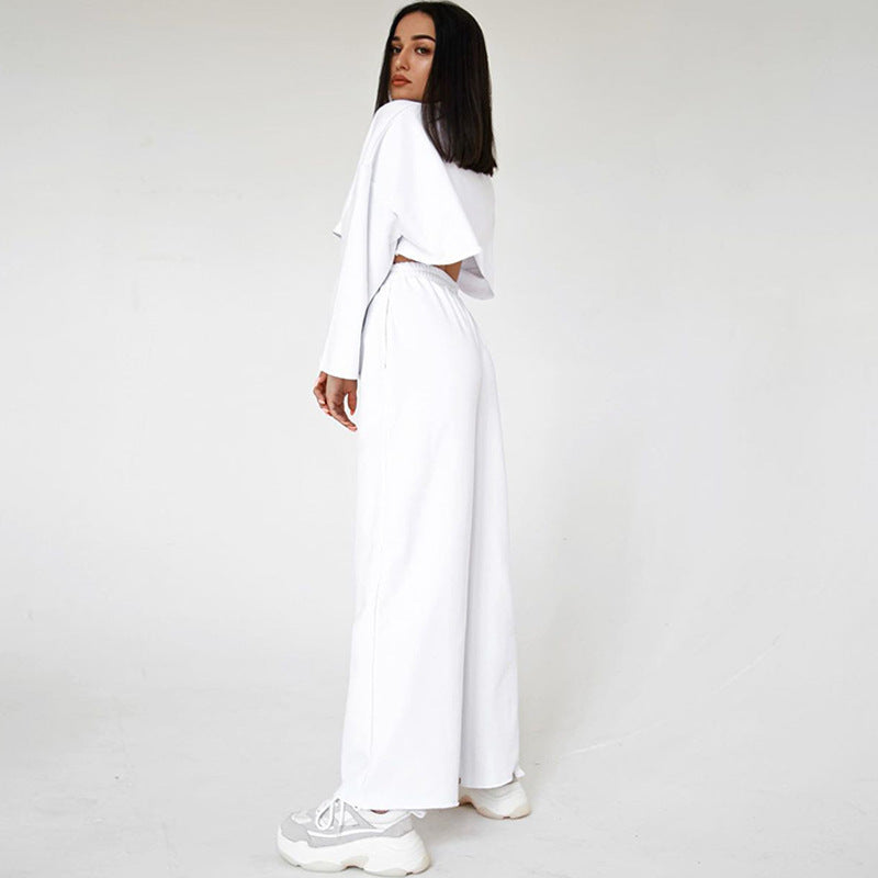 Damer elegant cropped överdel och vidskuren byxa Eva Jonsson-Eva Jonsson