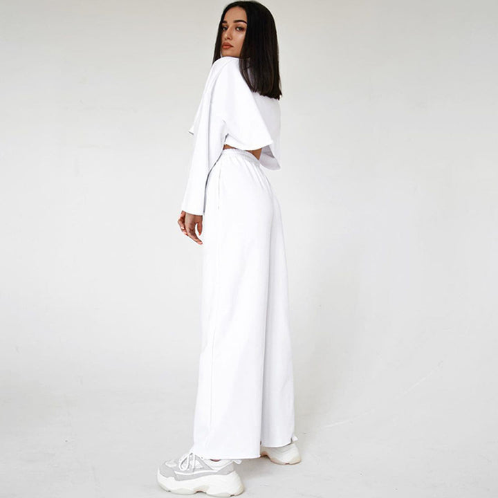 Damer elegant cropped överdel och vidskuren byxa Eva Jonsson-Eva Jonsson
