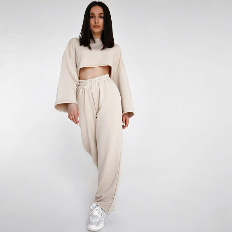 Damer elegant cropped överdel och vidskuren byxa Eva Jonsson-Eva Jonsson