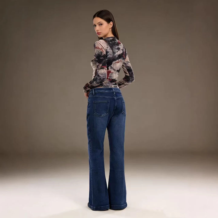 Damer elegant cropped topp med puffärmar och vintage broderi Mirla-Eva Jonsson