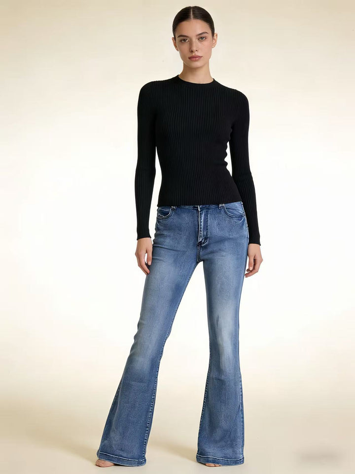 Damer elegant cropped topp med puffärmar och vintage broderi Mirla-Eva Jonsson