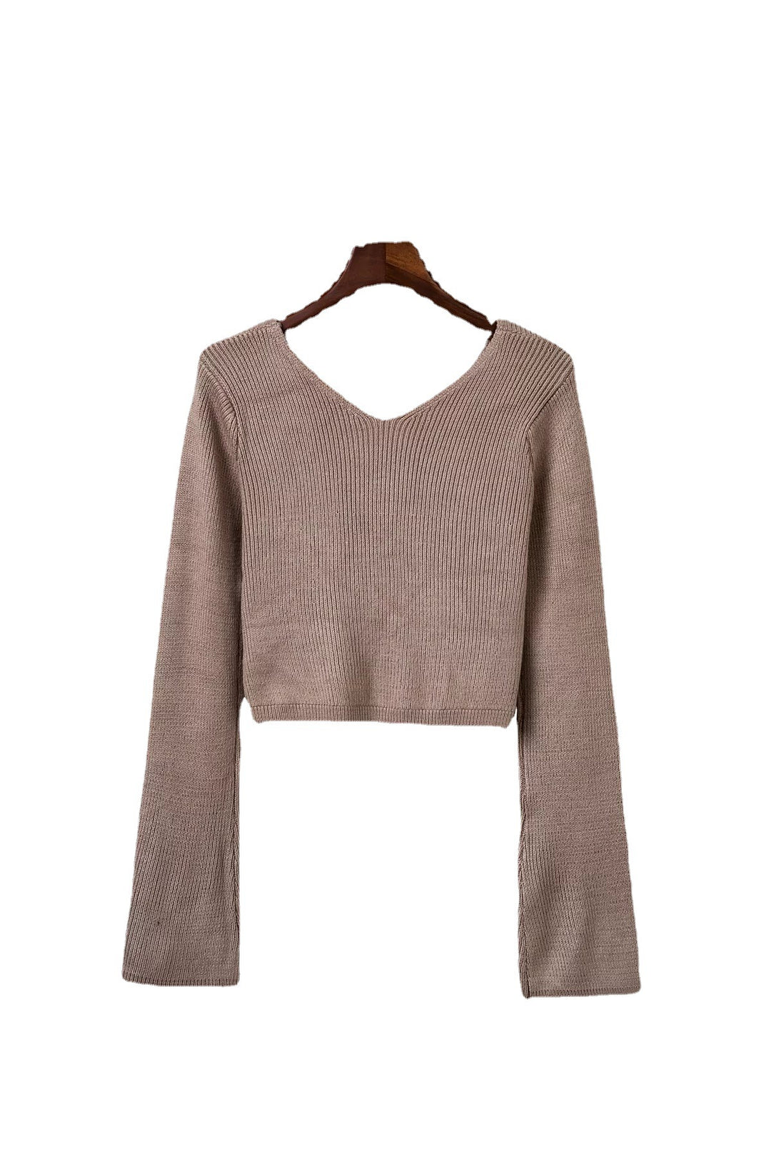 Damer elegant cropped tröja med djup hals och figurnära kjol Mirla-Eva Jonsson
