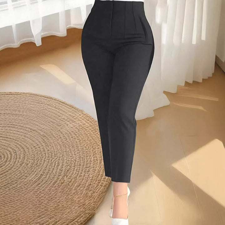 Damer elegant dräktbyxa med hög midja och smal ben Mirla-Eva Jonsson