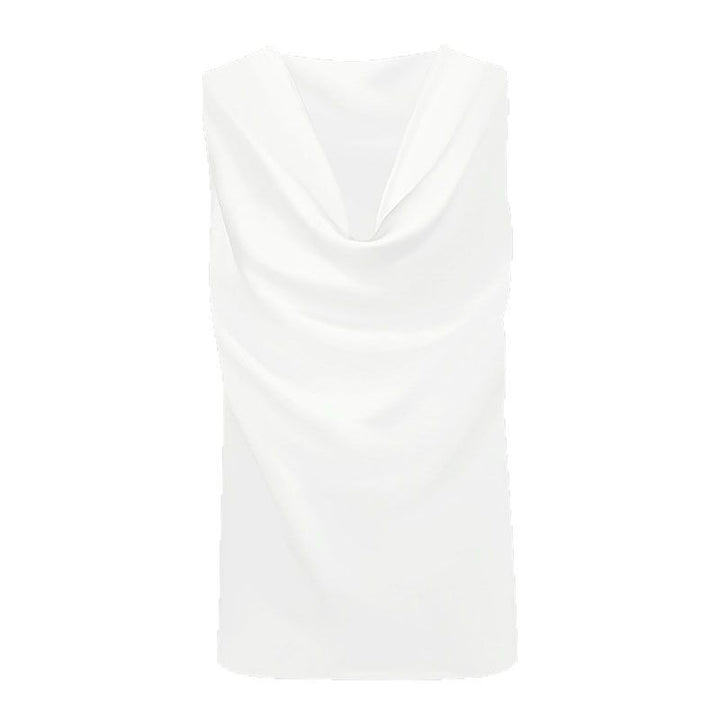 Damer elegant draperad topp Mirla-Eva Jonsson