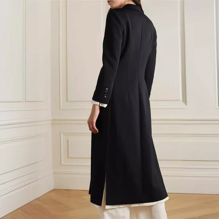 Damer elegant duffelrock med stiligt slag Mirla-Eva Jonsson