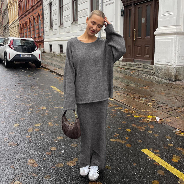 Damer elegant, figurnära Midi-kjol i högkvalitativ ullblandning Mirla-Eva Jonsson