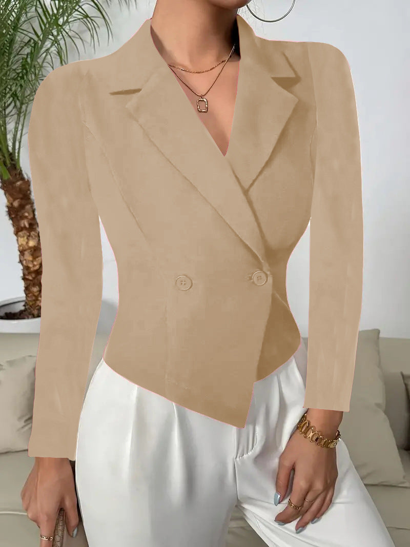 Damer elegant figursydd blazer Mirla-Eva Jonsson