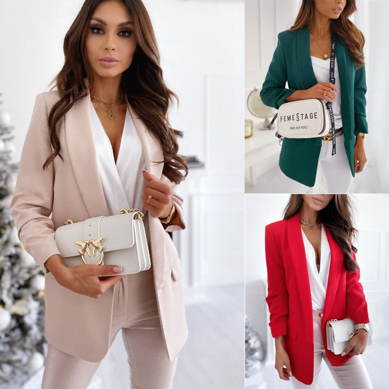 Damer elegant, figursydd blazer med fin skärning Mirla-Eva Jonsson
