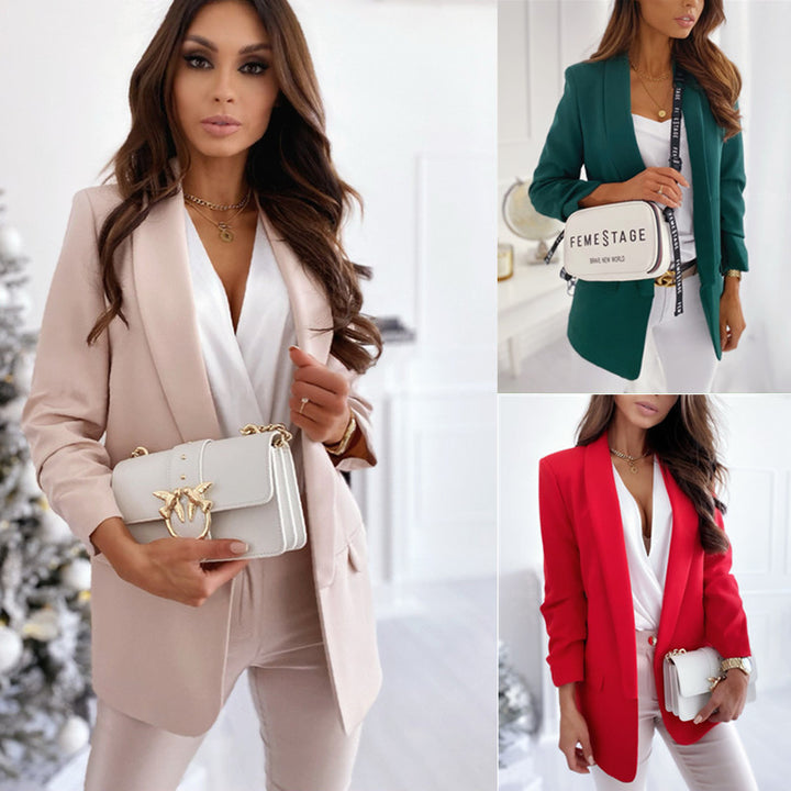 Damer elegant, figursydd blazer med fin skärning Mirla-Eva Jonsson