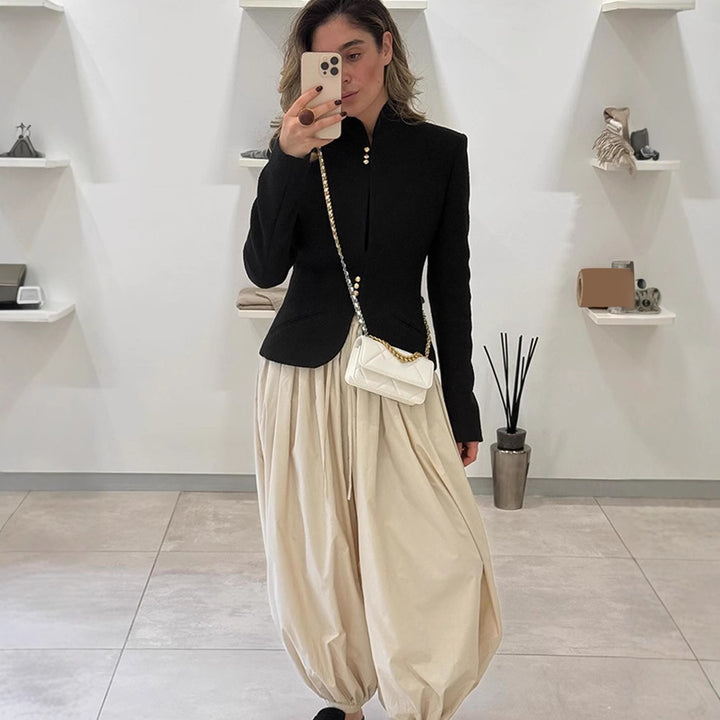 Damer elegant figursydd blazerjacka Eva Jonsson-Eva Jonsson