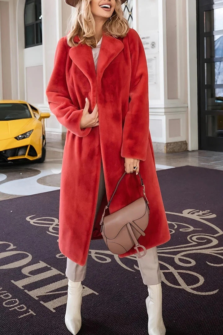 Damer elegant fleecejacka med modern passform och generösa fickor Mirla-Eva Jonsson