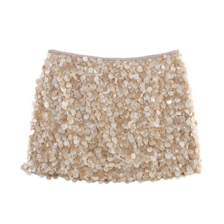 Damer elegant, glittrande minikilt med paljett detaljer Mirla-Eva Jonsson
