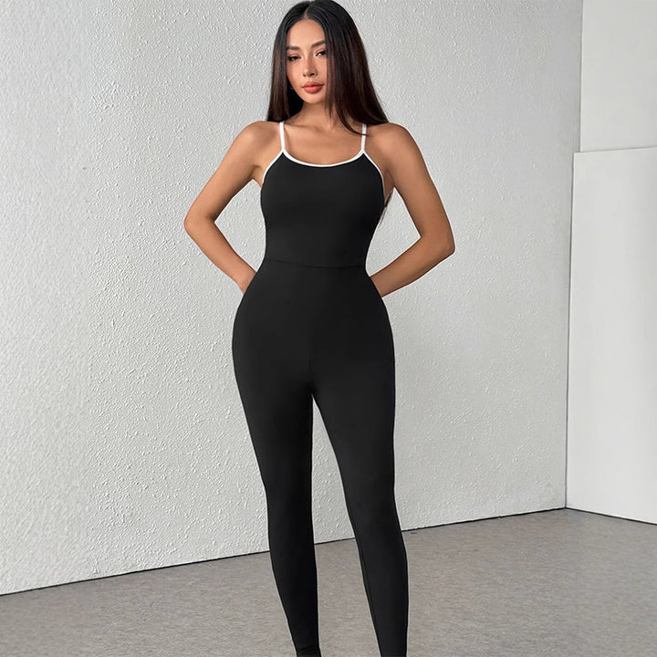 Damer elegant golvlång jumpsuit Mirla-Eva Jonsson