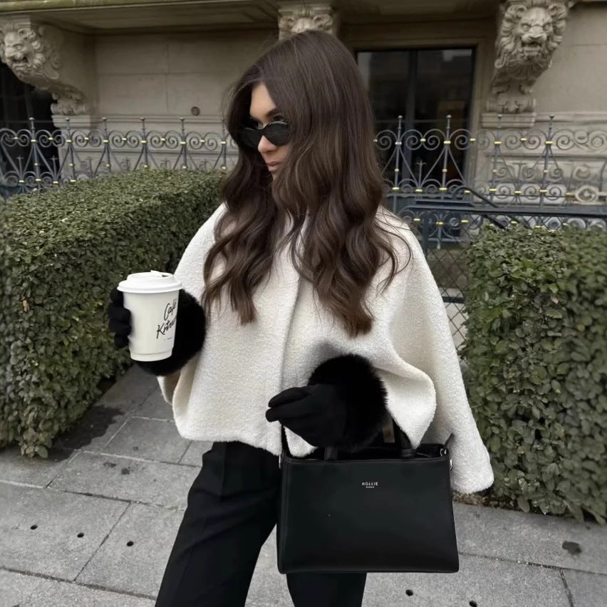Damer elegant hoodiejacka i mångsidig skärning med lyxigt textil Mirla-Eva Jonsson
