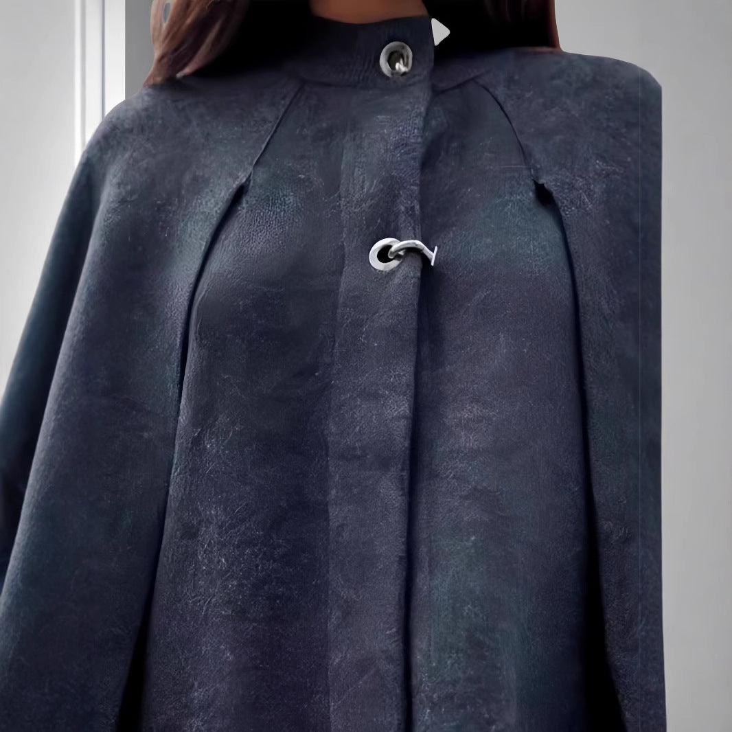 Damer elegant huva mantel Mirla-Eva Jonsson