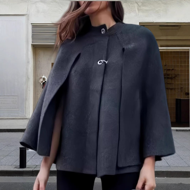 Damer elegant huva mantel Mirla-Eva Jonsson