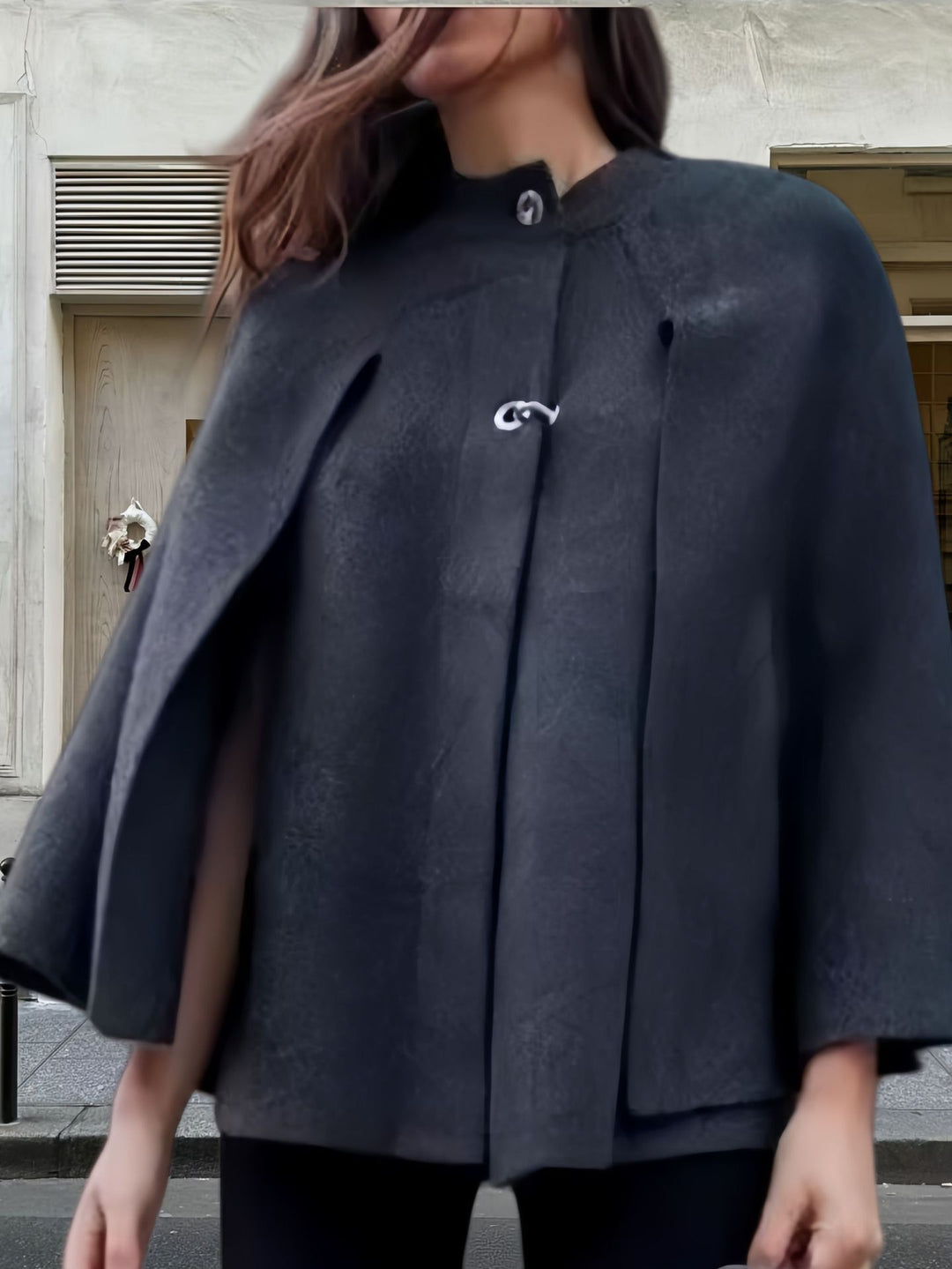 Damer elegant huva mantel Mirla-Eva Jonsson