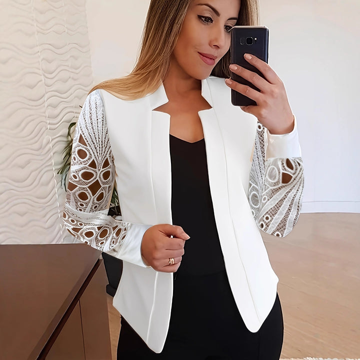 Damer elegant jacka med transparenta ärmar Mirla-Eva Jonsson