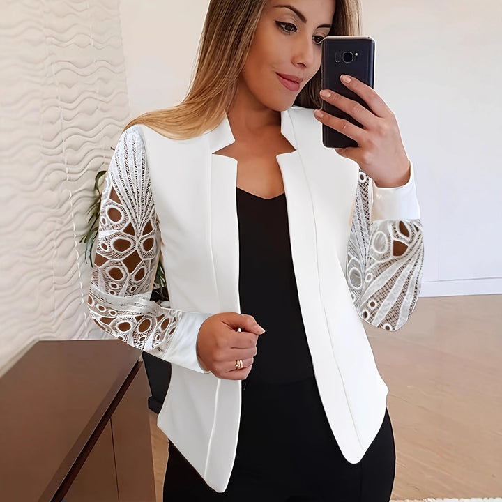 Damer elegant jacka med transparenta ärmar Mirla-Eva Jonsson