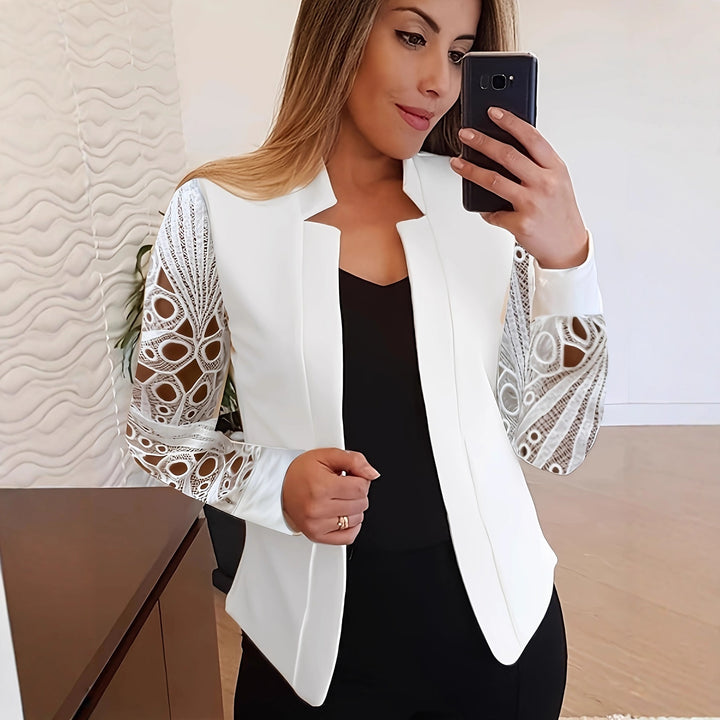 Damer elegant jacka med transparenta ärmar Mirla-Eva Jonsson