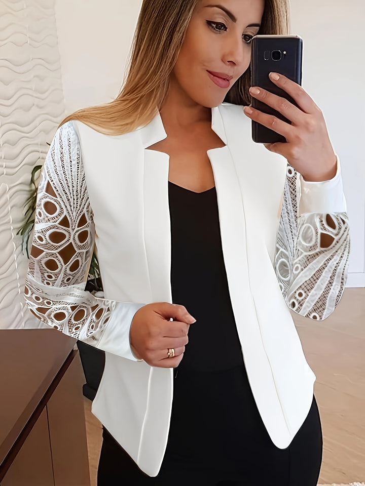 Damer elegant jacka med transparenta ärmar Mirla-Eva Jonsson