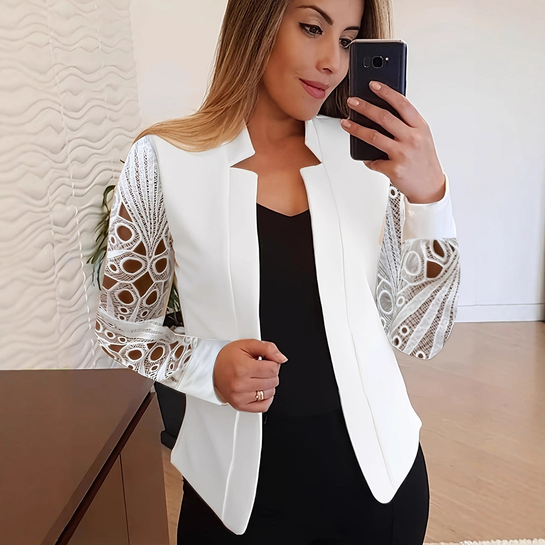 Damer elegant jacka med transparenta ärmar Mirla-Eva Jonsson