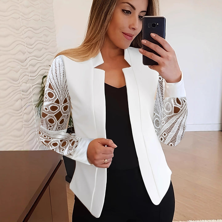 Damer elegant jacka med transparenta ärmar Mirla-Eva Jonsson