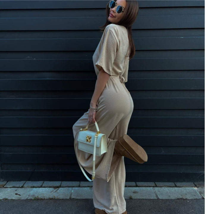Damer elegant jumpsuit med löst skär Eva Jonsson-Eva Jonsson