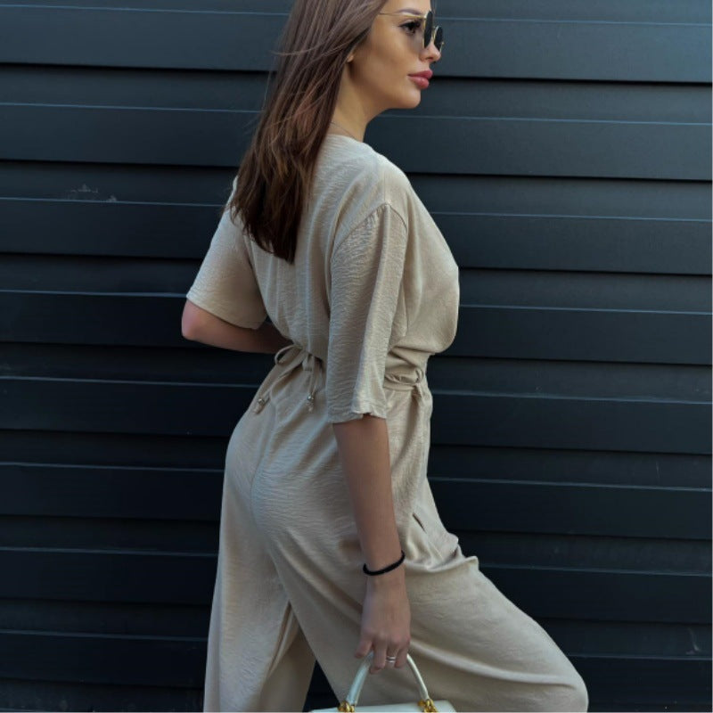 Damer elegant jumpsuit med löst skär Eva Jonsson-Eva Jonsson