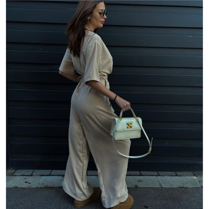 Damer elegant jumpsuit med löst skär Eva Jonsson-Eva Jonsson