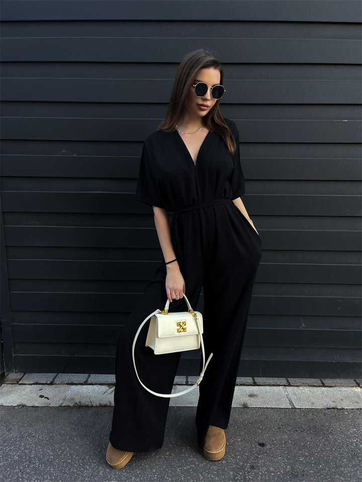 Damer elegant jumpsuit med löst skär Eva Jonsson-Eva Jonsson