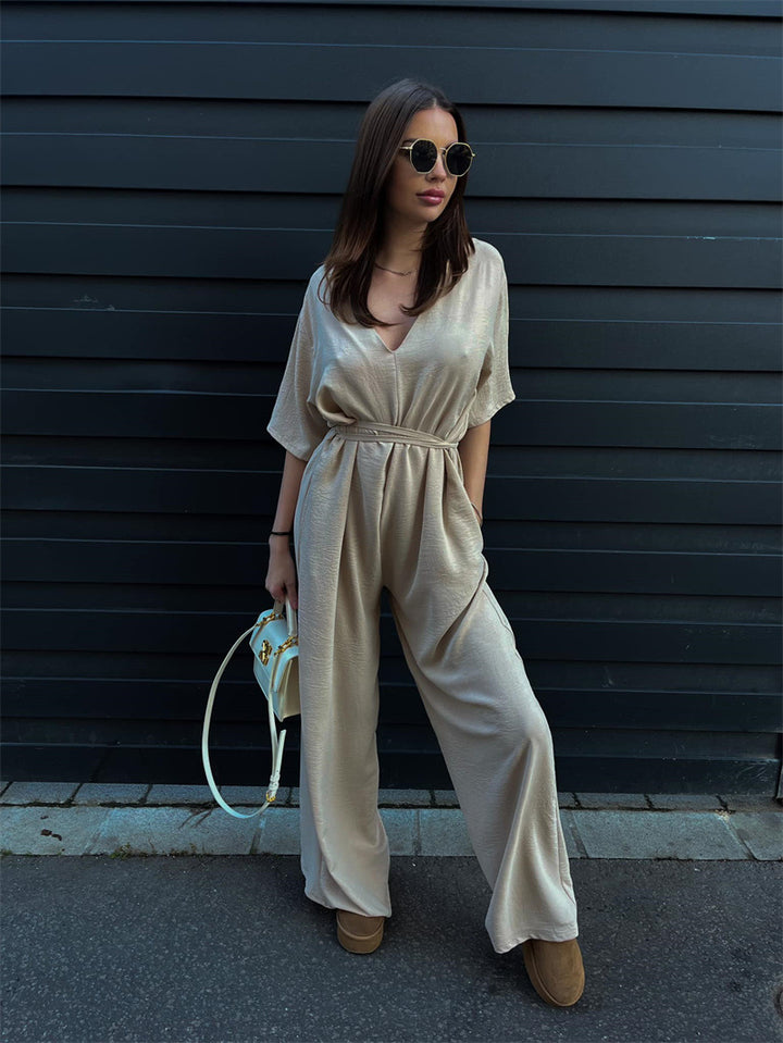 Damer elegant jumpsuit med löst skär Eva Jonsson-Eva Jonsson