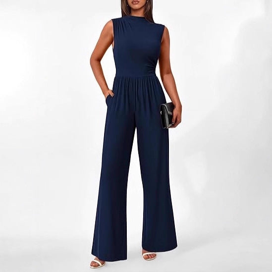 Damer elegant jumpsuit med vid ben och figursydd silhuett Mirla-Eva Jonsson
