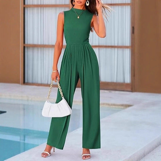 Damer elegant jumpsuit med vid ben och figursydd silhuett Mirla-Eva Jonsson