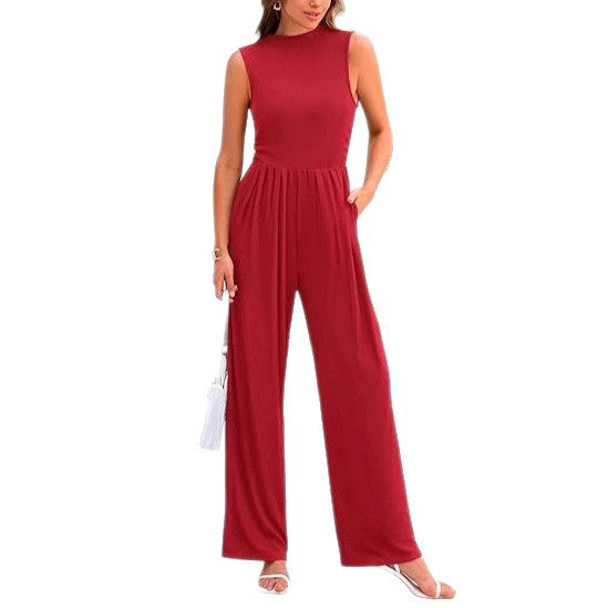 Damer elegant jumpsuit med vid ben och figursydd silhuett Mirla-Eva Jonsson