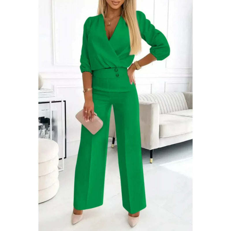 Damer elegant jumpsuit med vida ben Mirla-Eva Jonsson