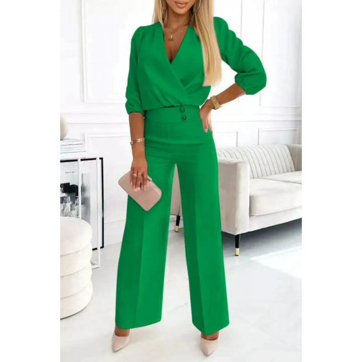 Damer elegant jumpsuit med vida ben Mirla-Eva Jonsson