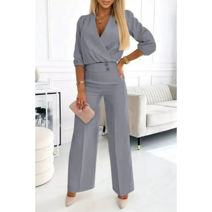Damer elegant jumpsuit med vida ben Mirla-Eva Jonsson