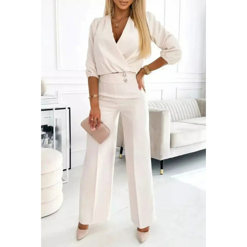 Damer elegant jumpsuit med vida ben Mirla-Eva Jonsson