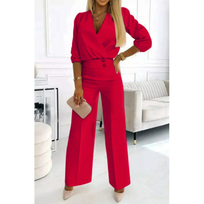 Damer elegant jumpsuit med vida ben Mirla-Eva Jonsson