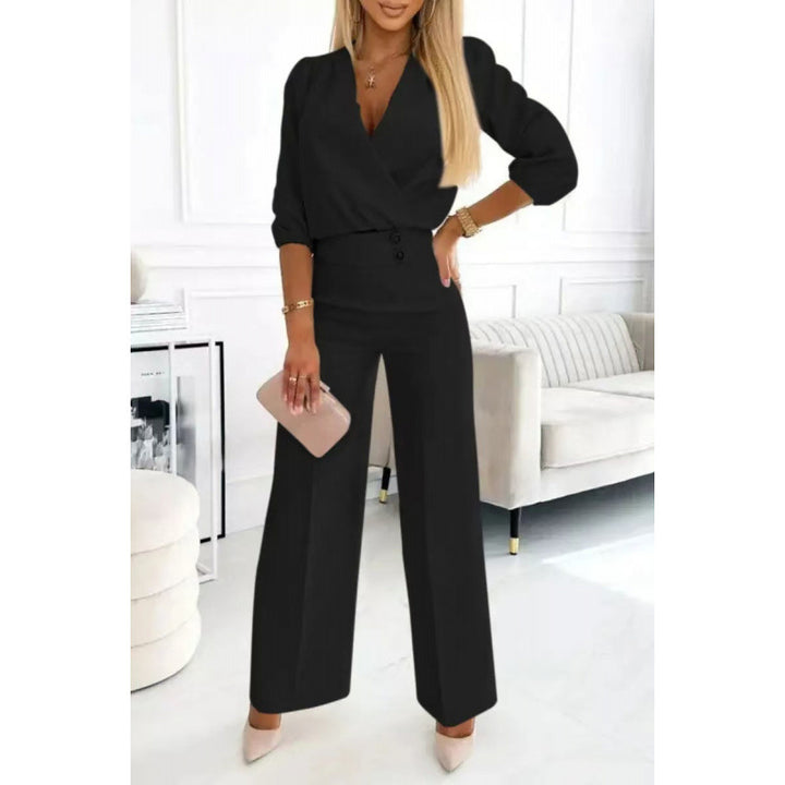 Damer elegant jumpsuit med vida ben Mirla-Eva Jonsson