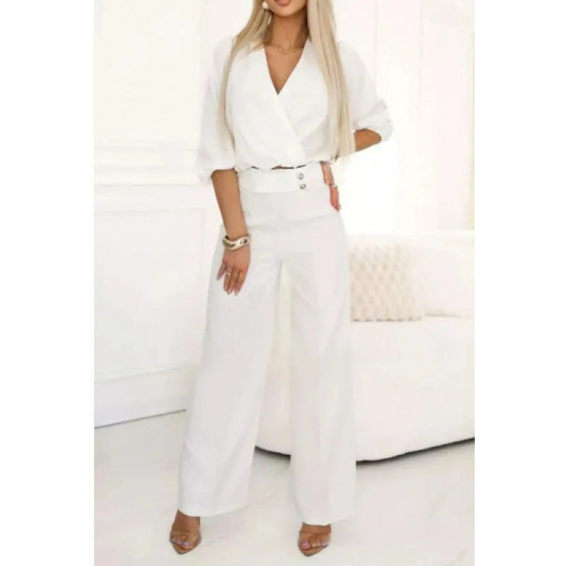 Damer elegant jumpsuit med vida ben Mirla-Eva Jonsson