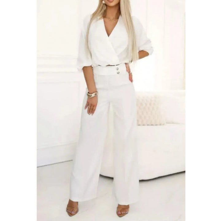 Damer elegant jumpsuit med vida ben Mirla-Eva Jonsson