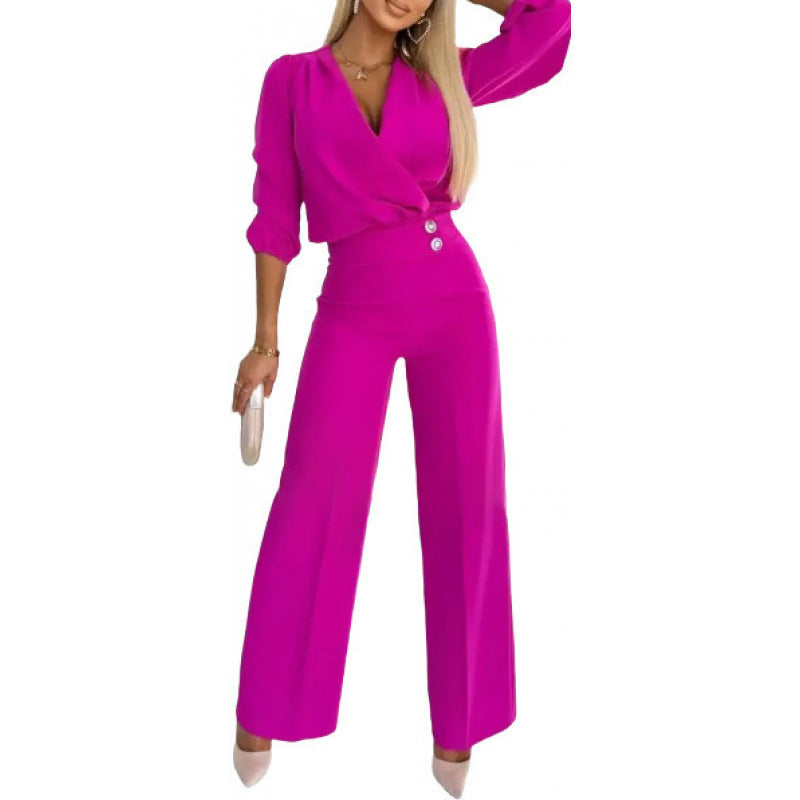 Damer elegant jumpsuit med vida ben Mirla-Eva Jonsson