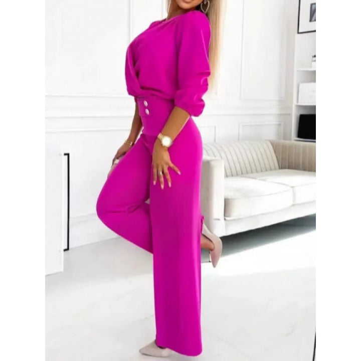 Damer elegant jumpsuit med vida ben Mirla-Eva Jonsson