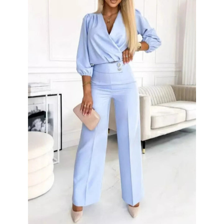 Damer elegant jumpsuit med vida ben Mirla-Eva Jonsson