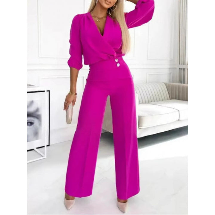 Damer elegant jumpsuit med vida ben Mirla-Eva Jonsson