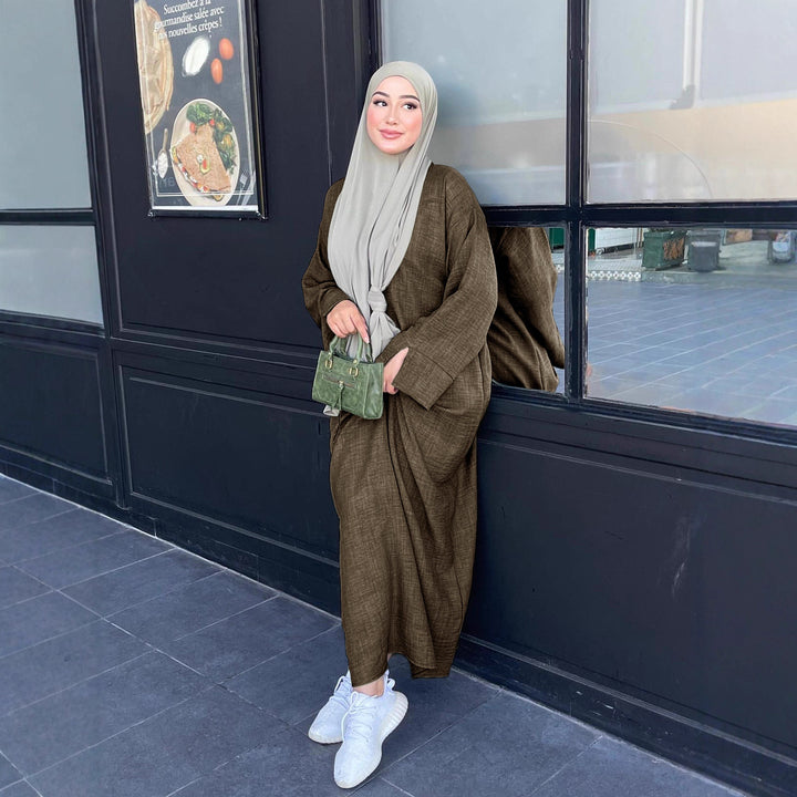 Damer elegant kaftan med bekväm passform Eva Jonsson-Eva Jonsson